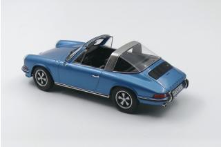 Porsche 911 S 2.4 Targa (1973) - blau metallic Norev