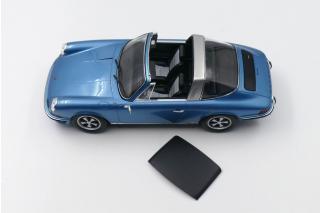 Porsche 911 S 2.4 Targa (1973) - blau metallic - limited 1000 pieces Norev 1:18 Metallmodell (Türen/Hauben nicht zu öffnen!)