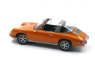 Porsche 911 T 2.2 Targa (1970) - signal orange limited edition - 1000 Stück Norev 1:18 Metallmodell