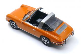 Porsche 911 T 2.2 Targa (1970) - signal orange limited edition - 1000 Stück Norev 1:18 Metallmodell