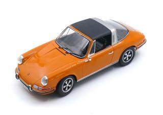 Porsche 911 T 2.2 Targa (1970) - signal orange limited edition - 1000 Stück Norev 1:18 Metallmodell