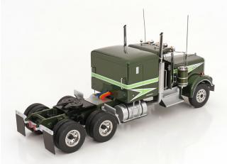 Kenworth W900 Movin´On  grünmetallic/hellgrün Road Kings 1:18 funktionstüchtige Lenkung + zu öffenden Türen