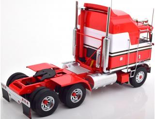 Kenworth K100 Aerodyne 1976 rot/weiß/schwarz 1:18 Road Kings 1:18 funktionstüchtige Lenkung + zu öffenden Türen