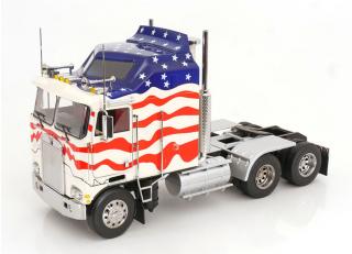 Kenworth K100 Aerodyne 1976 Stars & Stripes Road Kings 1:18 funktionstüchtige Lenkung + zu öffenden Türen