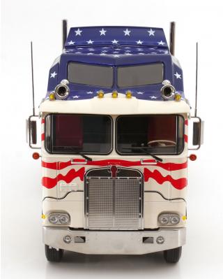 Kenworth K100 Aerodyne 1976 Stars & Stripes Road Kings 1:18 funktionstüchtige Lenkung + zu öffenden Türen