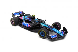 ALPINE F1 TEAM A524 BLUE P.GASLY MONACO GP 2024 S1814002 Solido 1:18 Metallmodell