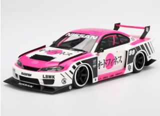 NISSAN SILVIA S15 LB-SUPER SILHOUETTE AUTO FINESSE SEMA 2023 Top Speed 1:18 Resinemodell (Türen, Motorhaube... nicht zu öffnen!)