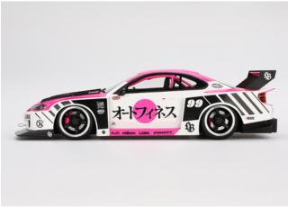 NISSAN SILVIA S15 LB-SUPER SILHOUETTE AUTO FINESSE SEMA 2023 Top Speed 1:18 Resinemodell (Türen, Motorhaube... nicht zu öffnen!)