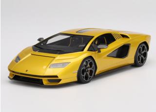 LAMBORGHINI COUNTACH LPI 800- 4 NEW GIALLO ORION 2023 Top Speed 1:18 Resinemodell (Türen, Motorhaube... nicht zu öffnen!)