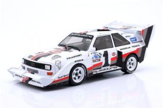 Audi Sport quattro S1 E2 #1 Winner Pikes Peak 1987 Walter Röhrl in Collectors Box WERK83 1:18