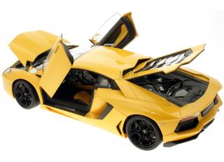 LAMBORGHINI AVENTADOR LP700-4 gelb Welly 1:18