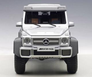 MERCEDES BENZ G63 AMG 6x6 (SILVER) 2013 (COMPOSITE MODEL/FULL OPENINGS) AUTOART 1:18