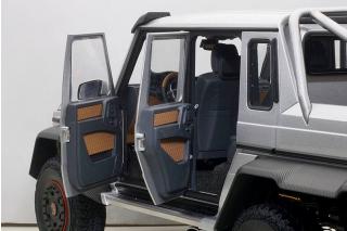 MERCEDES BENZ G63 AMG 6x6 (SILVER) 2013 (COMPOSITE MODEL/FULL OPENINGS) AUTOART 1:18