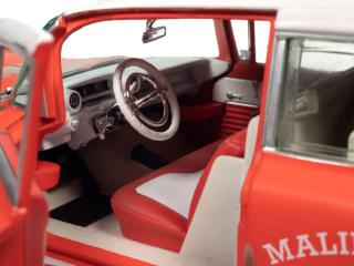 CADILLAC ELDORADO AMBULANCE 1959 SURF SHARK  Auto World 1:18