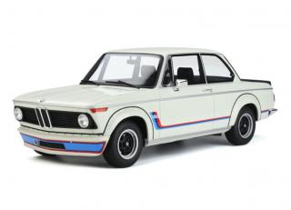 BMW 2002 TURBO CHAMONIX WHITE 1974 OttO mobile 1:12 Resinemodell (Türen, Motorhaube... nicht zu öffnen!)