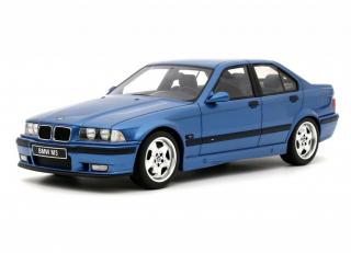 BMW E36 M3 BLUE 1995 OttO mobile 1:18 Resinemodell (Türen, Motorhaube... nicht zu öffnen!)