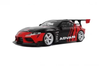 Toyota Supra GR by Advan Black 2020 GT Spirit 1:18 Resinemodell (Türen, Motorhaube... nicht zu öffnen!)