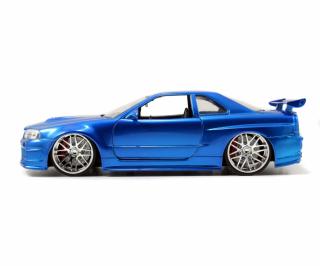 Fast & Furious 2002 Nissan Skyline GT-R blau Jada 1:24