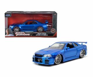 Fast & Furious 2002 Nissan Skyline GT-R blau Jada 1:24