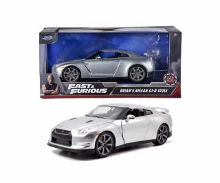 Fast & Furious Brian´s 2009 Nissan GT-R  R35 silber Jada 1:24