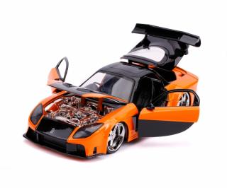 Fast & Furious Han´s Mazda RX-7  orange/schwarz Jada 1:24