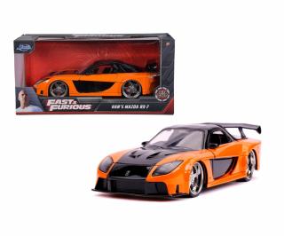 Fast & Furious Han´s Mazda RX-7  orange/schwarz Jada 1:24