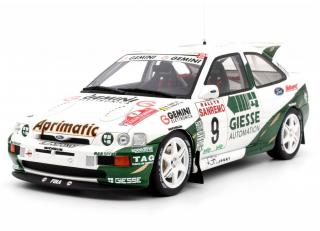 FORD ESCORT RS COSWORTH GR.A WHITE B. THIRY Rally Europe SAN REMO 1994 OttO mobile 1:18 Resinemodell (Türen, Motorhaube... nicht zu öffnen!)