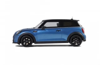 MINI COOPER S BLUE 2021 OttOmobile 1:18 Resinemodell (Türen, Motorhaube... nicht zu öffnen!)