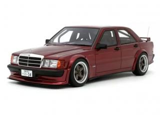 RAUH-WELT REPUBLIK Mercedes 190E 2,5-16 ALMANDINE RED 512 2016 \"Project Cars\" OttO mobile 1:18 Resinemodell (Türen, Motorhaube... nicht zu öffnen!)