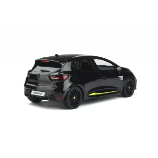 RENAULT CLIO 4 R.S. 18 BLACK 2018 OttO mobile 1:18 Resinemodell (Türen, Motorhaube... nicht zu öffnen!)