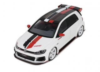 VOLKSWAGEN VW GOLF VII GTI OETTINGER PURE WHITE 2019 \"Project Cars\" OttO mobile 1:18 Resinemodell (Türen, Motorhaube... nicht zu öffnen!)