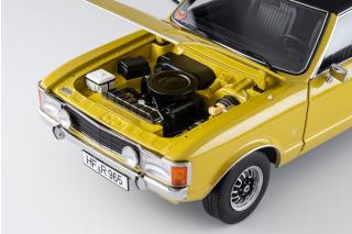 Ford Granada Consul Coupé GT 2.3 - daytona yellow / Vinyl Top black Limitation 552 pieces Touring Modelcars 1:18 Metallmodell 2 Türen, Motorhaube und Kofferraum zu öffnen!