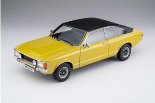 Ford Granada Consul Coupé GT 2.3 - daytona yellow / Vinyl Top black Limitation 552 pieces Touring Modelcars 1:18 Metallmodell 2 Türen, Motorhaube und Kofferraum zu öffnen!