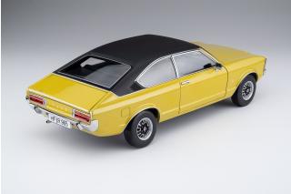 Ford Granada Consul Coupé GT 2.3 - daytona yellow / Vinyl Top black Limitation 552 pieces Touring Modelcars 1:18 Metallmodell 2 Türen, Motorhaube und Kofferraum zu öffnen!