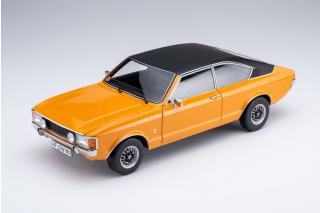 Ford Granada Consul Coupé GT 2.3 -  signal orange uni / Vinyl Dach schwarz Limitation 654 pieces Touring Modelcars 1:18 Metallmodell 2 Türen, Motorhaube und Kofferraum zu öffnen!