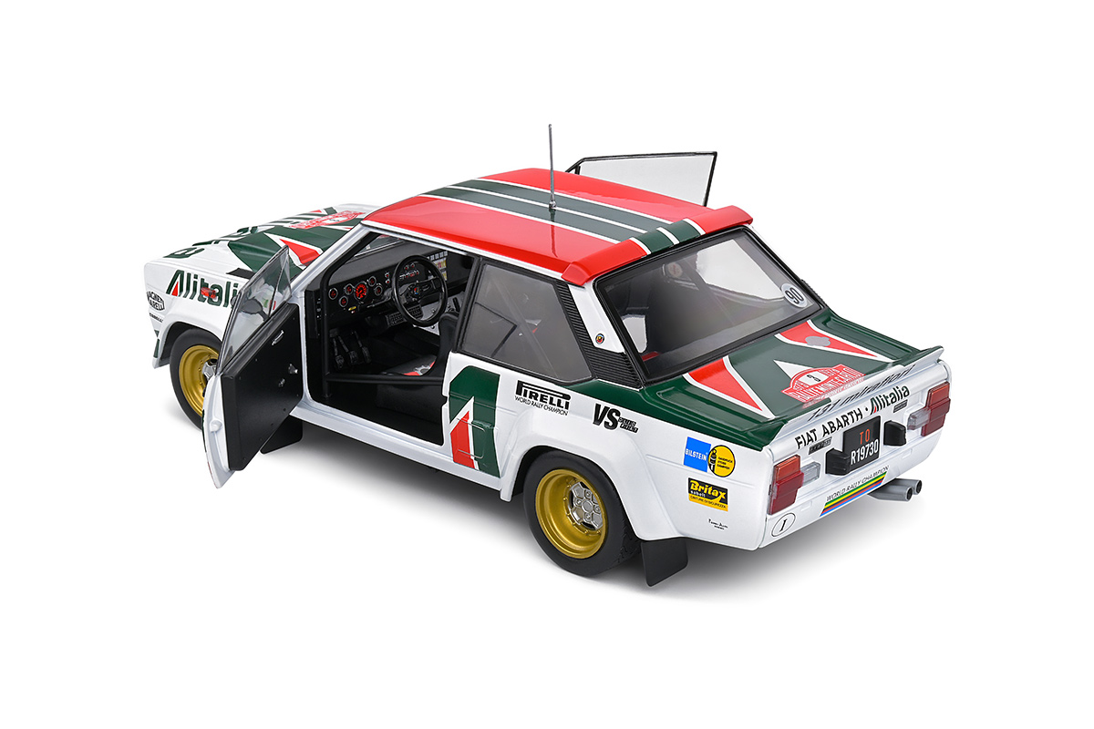 Modellauto Fiat 131 Abarth #3 Rallye Monte Carlo 1979, weiß