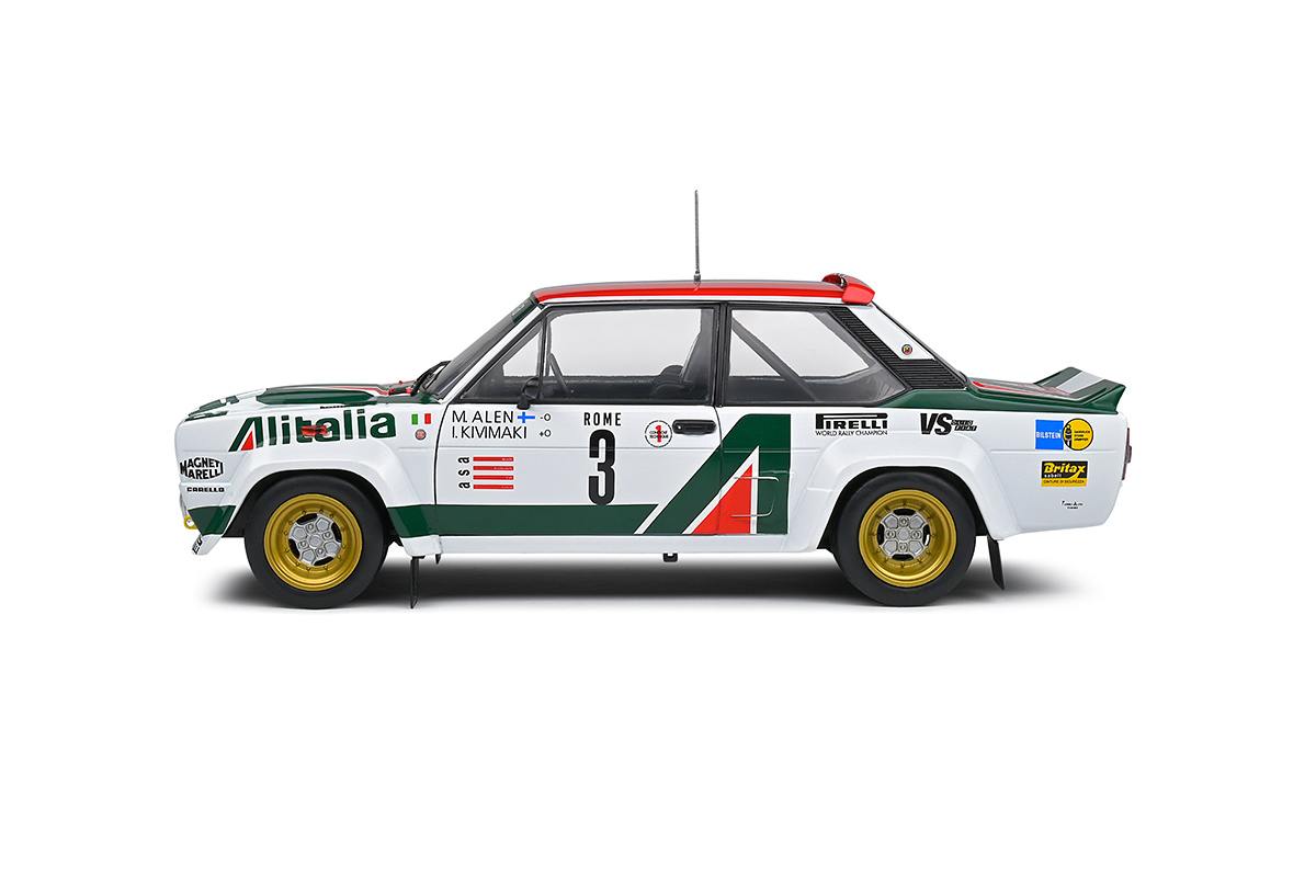 Modellauto Fiat 131 Abarth #3 Rallye Monte Carlo 1979, weiß